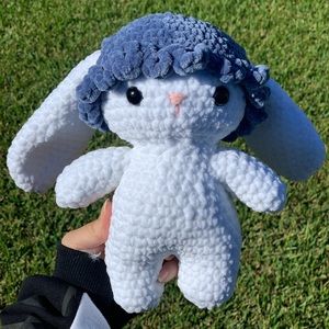 Crochet baby bunny plush